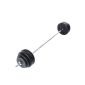 Physionics® - Set bar dumbbell weight + 60 kg - HSTA23 - length 165 cm (Sports)