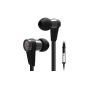 deleyCON SOUND TERS S6-M - Headset Earphones - In-ear design headset with microphone and control function for phone / listening to music - Black (Electronics)