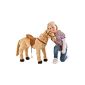 Happy People 58410 - Horse with 3-fold sound, beige, standing, lifting capacity 100 kg (Toys)
