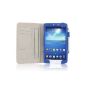 IVSO® Slim-Book Case Cover for Samsung Galaxy Tab 3 8.0 Tablet (Blue) (Electronics)