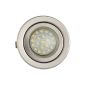 sweet LED® 21 LED Spot Lamp, G4, 230V, warm white, Stainless steel