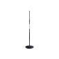 Pronomic MS-100 microphone stand with base plate (microphone stand, tripod plate, Maximum height: 158 cm, weight: 4,8 kg) (Electronics)