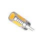 5X G4 6W LED Bulb LED Spot Light 4 COB energy saving lamp 460-500LM Warm White DC12V