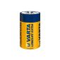 Varta Longlife C Alkaline Batteries LR14 x 2 (Pile)