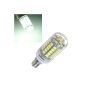 SODIAL (R) E14 59 5050 SMD LED 5.5W 600lm Energy Saving Light Bulb Lamp 220V 6500K white light house