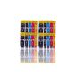20 x Print cartridge for Canon PGI-525, CLI-526 with chip compatible (Black, Cyan, Magenta, Yellow) (Office supplies & stationery)