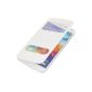 Flip Cover Case Protective Cover Case for Samsung Galaxy S5 protettiva with window / in White (Electronics)
