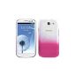 kwmobile® Hard Case with Raindrop Design for Samsung Galaxy S3 i9300 / i9301 S3 Neo in Pink (Wireless Phone Accessory)