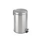 Wenko 18444100 Close Easy Pedal Bin Stainless Steel Satin With Layer Anti-Footprint 12 L. (Kitchen)