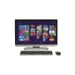 Toshiba Qosmio PX30t-A-115 All-in-One 58.4 cm (23 inches) Desktop PC (Intel Core i7 4700MQ, 2.4GHz, 16GB RAM, 3TB HDD, NVIDIA GT 740M, Blu-ray, Win 8, Touchscreen ) Black (Personal Computers)