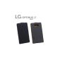 Flip Case Mobile folding pocket LG P700 Optimus L7 Flipstyle Black (Electronics)