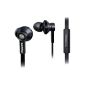 Philips TX1BK / 00 In-Ear Headphones with Microphone Black (Electronics)