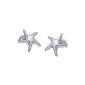 Vinani Ladies Earrings starfish shiny sterling silver 925 earrings OSN (jewelry)