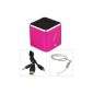 Mini Micro SD TF USB speaker boxes for MP3 MP4 Cell Notebook (Electronics)