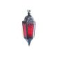 Carlo Milano hanging lamp in Moroccan style, made of glass and metal, 36 cm