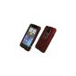 EMPIRE Red Rubberized Hard Case Cover for Sprint HTC EVO 3D (Wireless Phone Accessory)