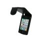 igadgitz Case Pouch Leather flip Case in color Black Case for Apple iPhone 4 & 4S 16/32 / 64GB removable belt attachment + + screen protector (Wireless Phone Accessory)