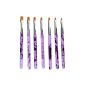 Brush 7-piece for nail art, UV gel, acrylic, Onestroke (Personal Care)