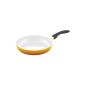 Culinario 051 565 Frying pan ø 28cm with induction bottom, yellow / white (household goods)
