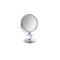 Danielle - Easel Mirror - 5x magnification - crystal decoration - chrome - Diameter 15 cm - Height 27 cm (Health and Beauty)