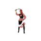 Cesar - D279 - Costume - Female Pirate Disguise Red and Black (Toy)
