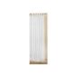 Loop scarf curtain uni transparent voile, 175x140, white, 61175