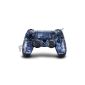 Playstation 4 (PS4) Controller Skin Sticker Design Sticker - Blue Digital Camo (video game)