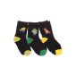 Children / boy socks, printed, 3-pack (Textiles)