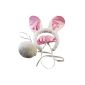 BestOfferBuy - Habit Cute Bunny Ears Headband + Butterfly + Queue 3 Rooms Set Halloween (Toy)