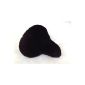 Bicycle saddle cover Saddle cover Sheepskin black (FSB A) (Misc.)