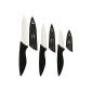 3 professional ceramic knives - with protective case (Kitchen)