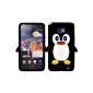 Ganvol novelty Penguin Silicone Skin Case Cover Case black for Samsung i9100 Galaxy S2 (Electronics)