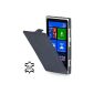 Ultraslim StilGut, exclusive genuine leather cover for the Nokia Lumia 920, drunk Ocean (Wireless Phone Accessory)