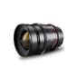 Walimex Pro 24mm 1: 1.5 VDSLR Photo and Video Lens (77mm filter thread including, lens hood, gear, variable iris and focus.) Canon EF lens mount black (Accessories)