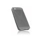 mumbi X TPU Case iPhone 5 5S shell semi-transparent gray (Accessories)