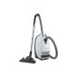 Miele S 8340 EcoLine Lotus White Canister / 1,200 watts Efficiency Engine / AirClean filter / 3-piece integrated accessories / Comfort-cable rewind / plus / minus foot control / Universal switchable floor nozzle SBD 650-3 AirTeQ (household goods)