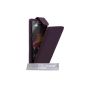 Sony Xperia Z Case Case Purple PU Leather Flip Case (Accessory)