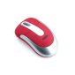ednet Optical Scroll Mouse, USB and PS / 2 red (Accessories)