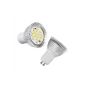 4X GU10 Spot Lamp Bulb 5630 SMD 16 LEDs Warm White 3500K 550LM (Kitchen)