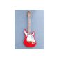 RGM104 Hank Marvin Burns Red Bass Guitar Miniature