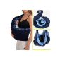 Portage HUGBABY Baby Carrier Bag Sling Carrier Newborn Child (Blue) (Baby Care)