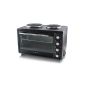 Double Hob Oven Cooker Hob 30 liter 3300 watt Emerio MO-106590.1 (household goods)