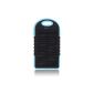 Patuoxun® Waterproof 5000MAH Solar Power Bank Mobile Phone Charger [PCBA Dual USB Shockproof Dustproof] - Deep Blue (Electronics)