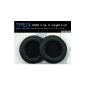 Replacement pads for headphones Sennheiser HD205 headphones with compatible HD 215, HD225, Audio-Technica ATH-T2, Pro700, Sony MDR-V500D, MDR-V700, MDR-V700DJ MDR-2700, etc. (packaged 1 pair ( 2 pieces)) Type 24 (Electronics)