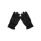 Leather gloves, black, with sand filling (Sports Apparel)
