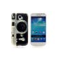 Cell Lux® Cases for Samsung Galaxy S4 mini i9190 i9195 LTE TPU Silicone Case Cover Case Involto Motif Design Case Retro Camera (Electronics)