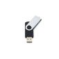 4GB USB Flash Memory Drive USB 2.0 Rotation (Black) (Electronics)
