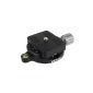MENGS® DM-55 clamp with quick release plate made of solid aluminum for 1/4 