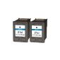 2x 21 printer cartridge replaces HP 21 C9352 with XL capacity (Office supplies & stationery)