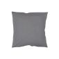 Interior 1640687 Softness Pillow Pillow Cotton Kingdom Wheel Flat Point Bourdon + 57 Son Mouse Grey 63 x 63 cm (Kitchen)